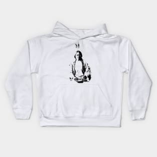 Sitting Bull Native American Indian Kids Hoodie